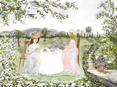 "Sisters Afternoon Tea" by Barbara Love Irish